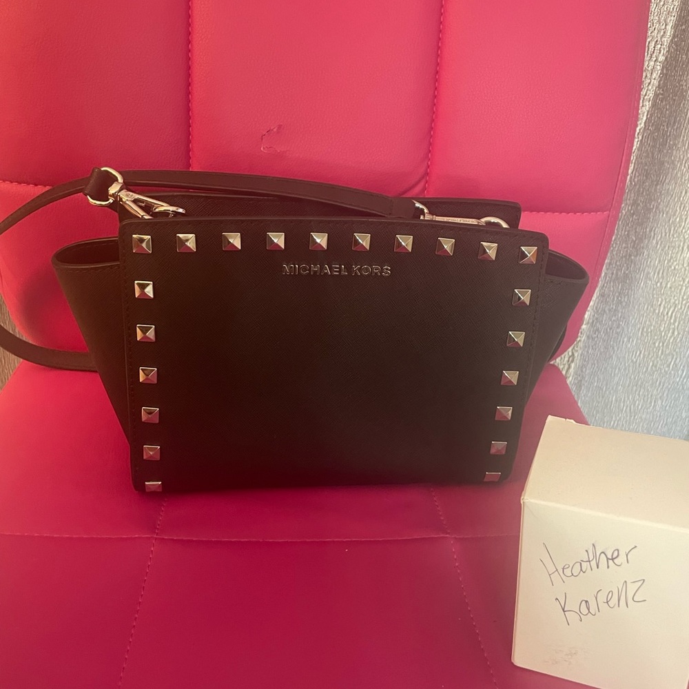 Michael Kors studded crossbody